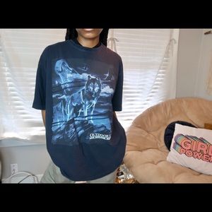 Outdoor life XL wolf tee shirt